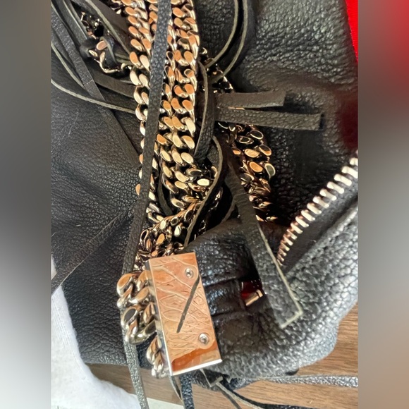 CHRISTIAN LOUBOUTIN Handbag Purse Marianna Rider Large Capra Black - Picture 7 of 16